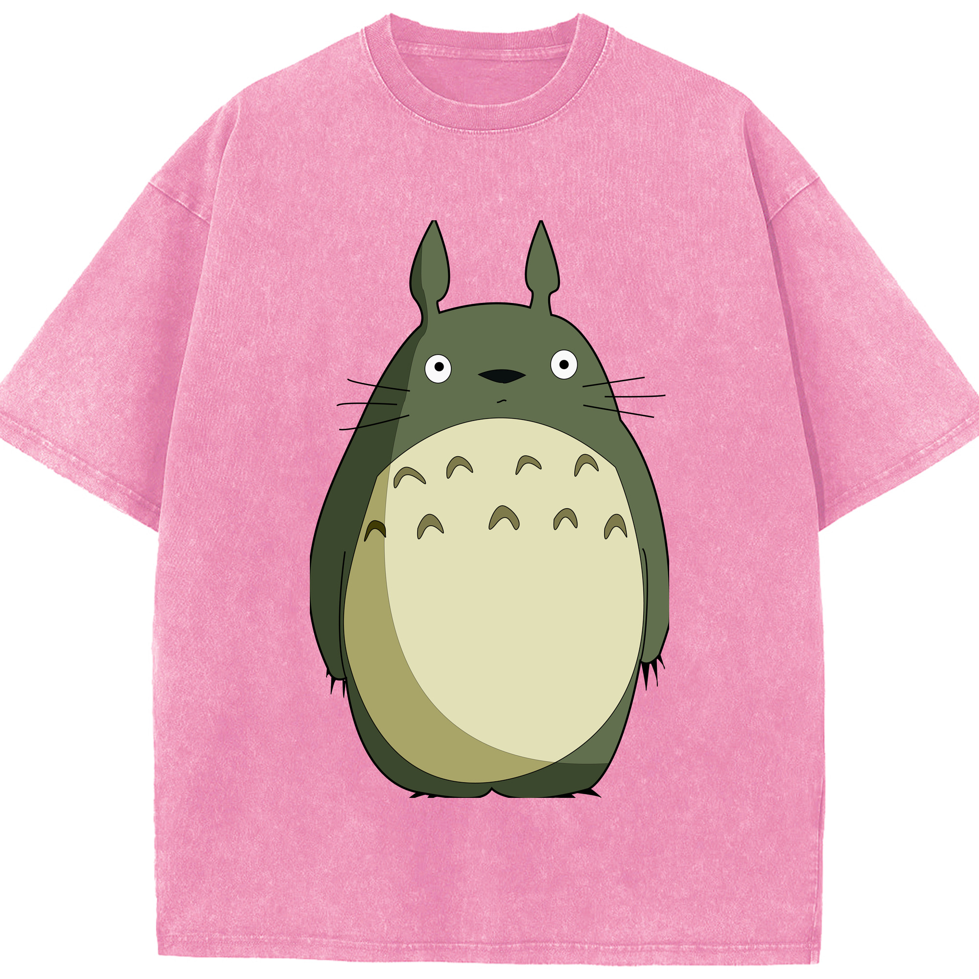 （画像用） となりのトトロ 草壁メイ 草壁サツキ My Neighbor Totoro Satsuki Kusakabe Mei Kusakabe 綿100% ヴィンテージ風 半袖Tシャツ（フロントプリント）